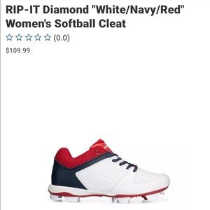 New. Never worn women baseball shoes with spikes